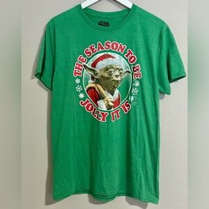 NWT Star Wars Yoda - The Season to be Jolly It Is Tee